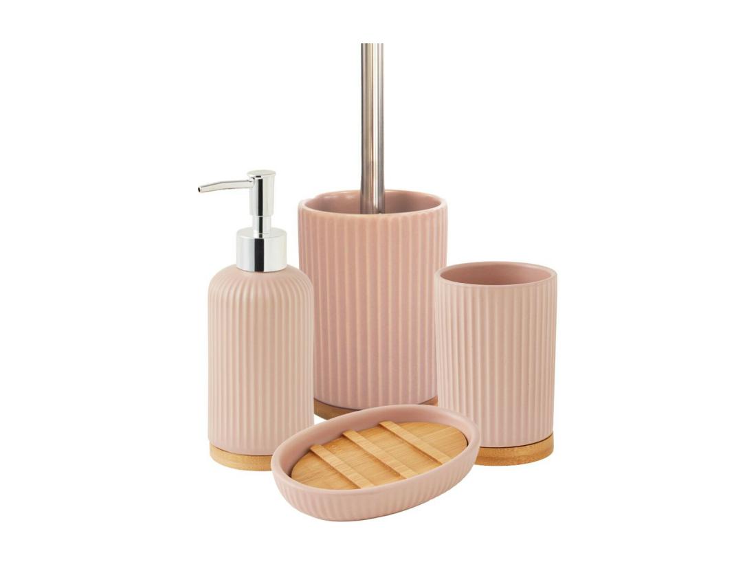vente unique Set de salle de bain rose