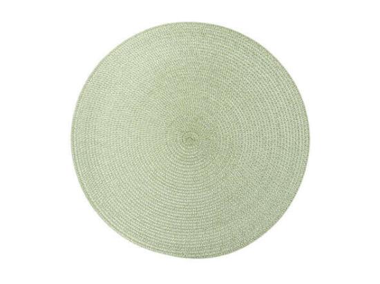 vente unique Set de Table Rond "Tressé" 38cm Olive