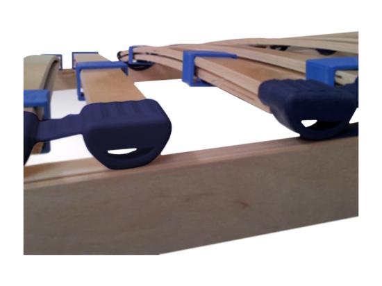 Vente Unique Sommier à Lattes BYRU 70x200