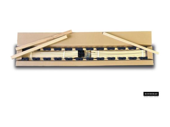Vente Unique Sommier à Lattes BYRU 70x200 - KIT