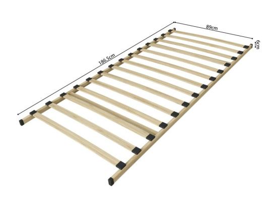 Vente Unique Sommier à Lattes PHA 90x190 - KIT