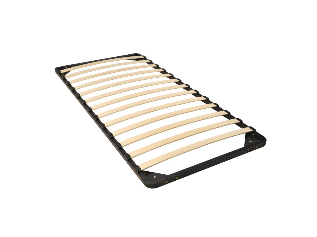 Vente Unique Sommier Métal RENO 90x190 Cm / Noir