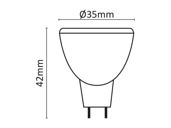 Vente Unique Spot LED MR11 3W 36° 4000K