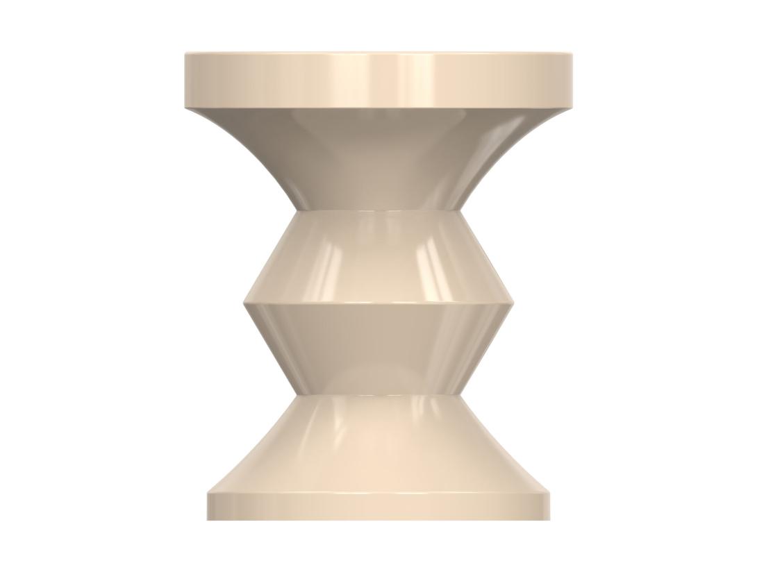 Vente Unique Table D'appoint En Métal - Beige - ZOLIMI