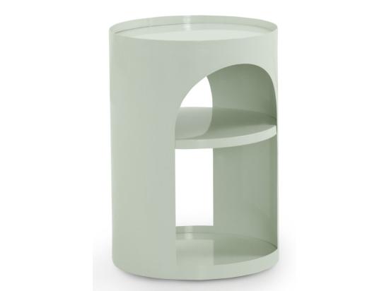 Vente Unique Table D'appoint En Métal Blanc