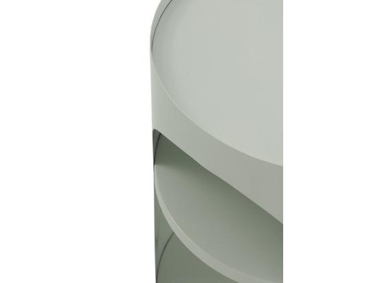 Vente Unique Table D'appoint En Métal Blanc