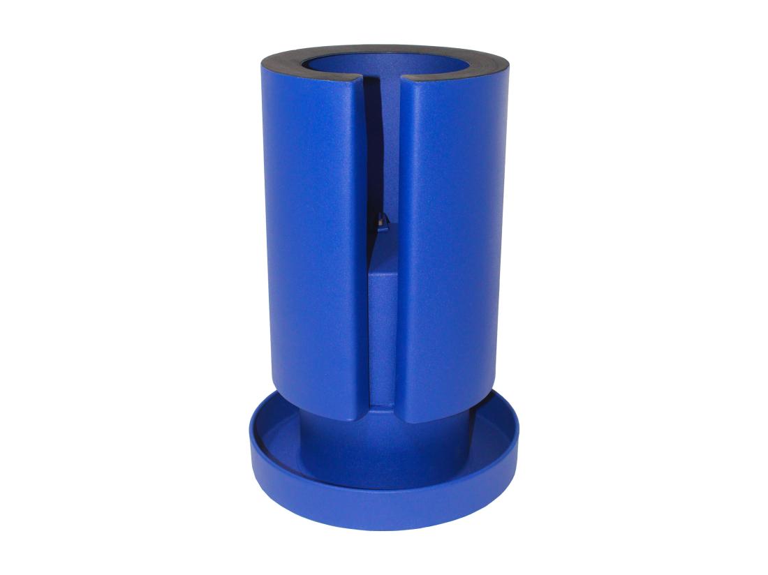 Vente Unique Table D'appoint En Métal - Bleu - RIDALIA