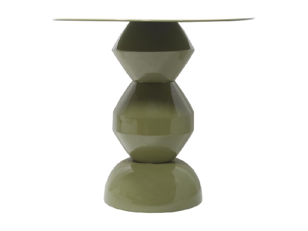 Vente Unique Table D'appoint En Métal - Kaki - SUPITA