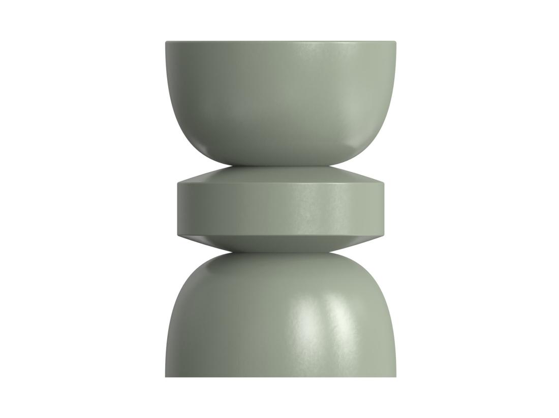 Vente Unique Table D'appoint En Métal - Kaki - TUVAMI