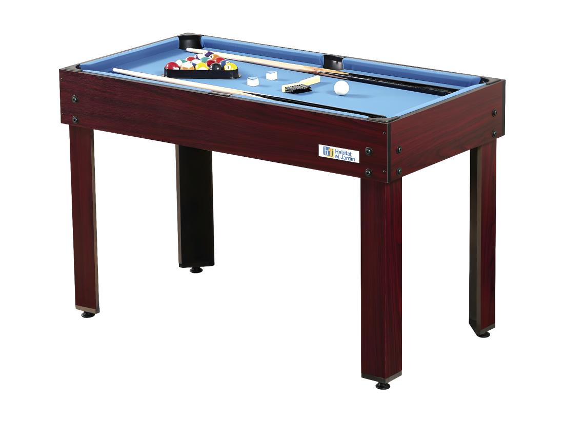 vente unique Table de jeux 9 en 1 - 112 x 58 x 79 cm