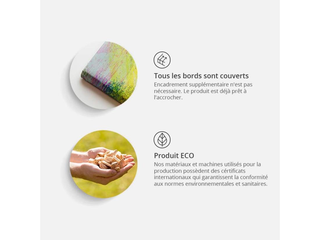 Vente Unique Tableau Ruban Rubis - 200 X 100 Cm