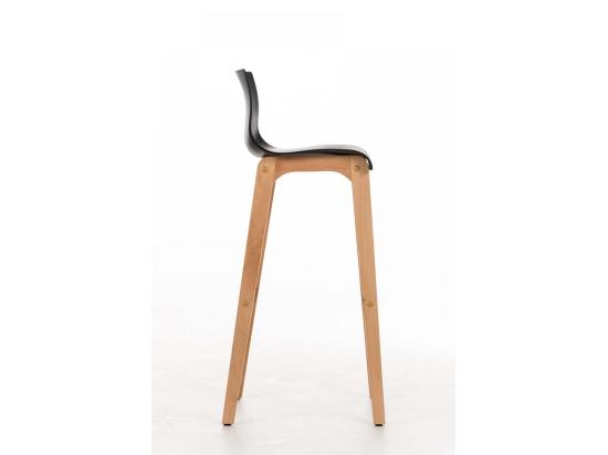 Vente Unique Tabouret De Bar - Bois & Bois - Noir - Hover