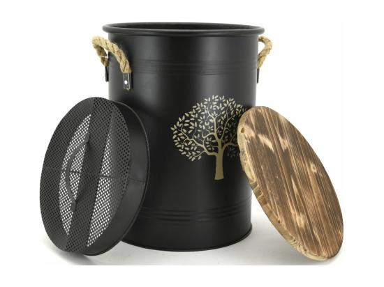 Vente Unique Tabouret Et Seau à Pellets