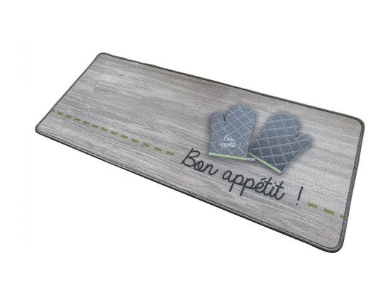 vente unique Tapis de cuisine motif bon appétit