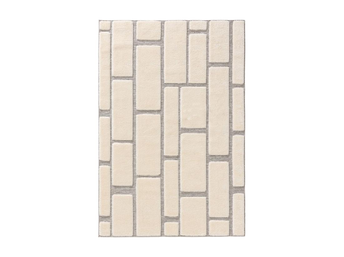 vente unique Tapis Elvy Crème/Gris 120x170 cm