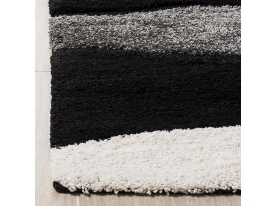 Vente Unique Tapis Grey & Black 122 X 183 Cm - Bonita