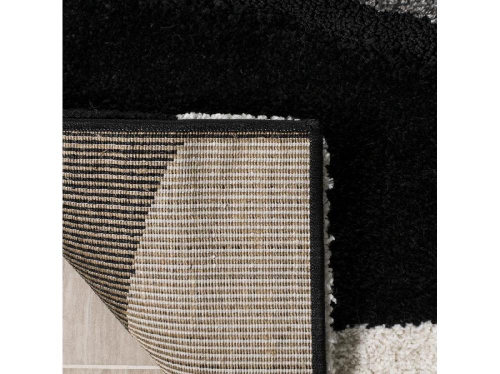 Vente Unique Tapis Grey & Black 122 X 183 Cm - Bonita