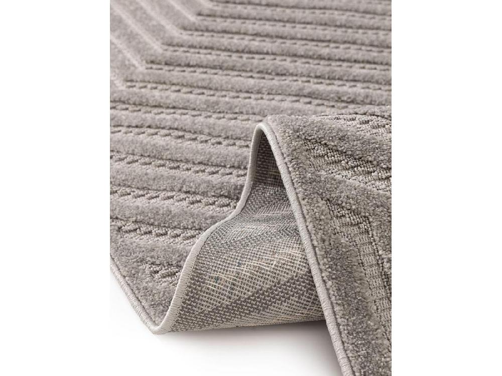 Vente Unique Tapis Leo Gris Clair 140x200 Cm