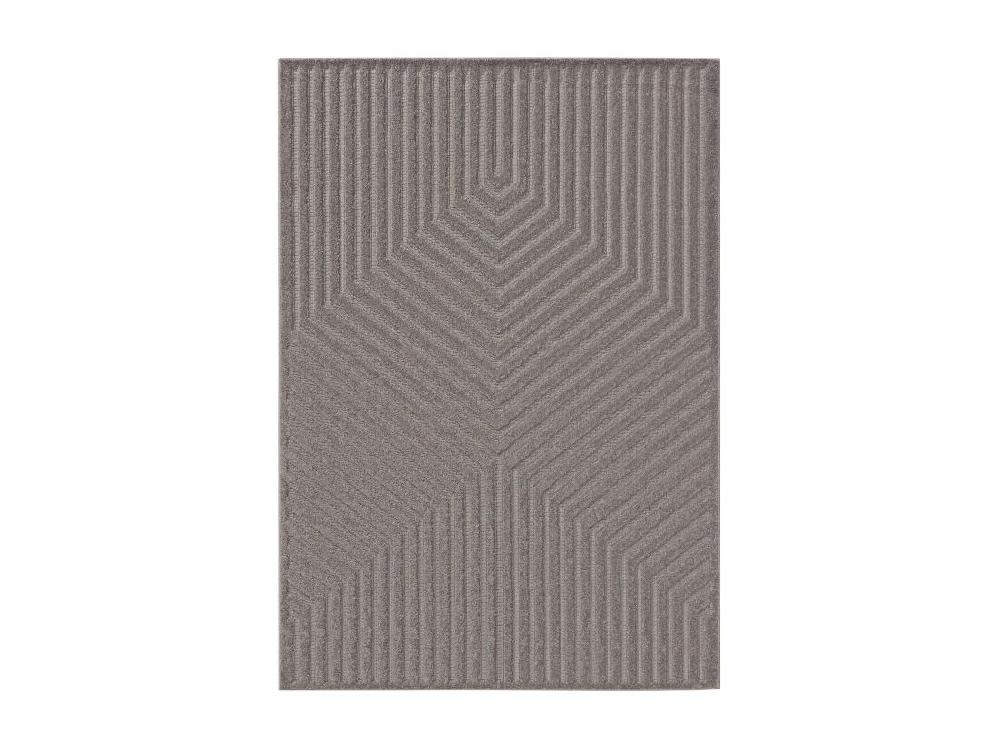 vente unique Tapis Leo Gris clair 140x200 cm