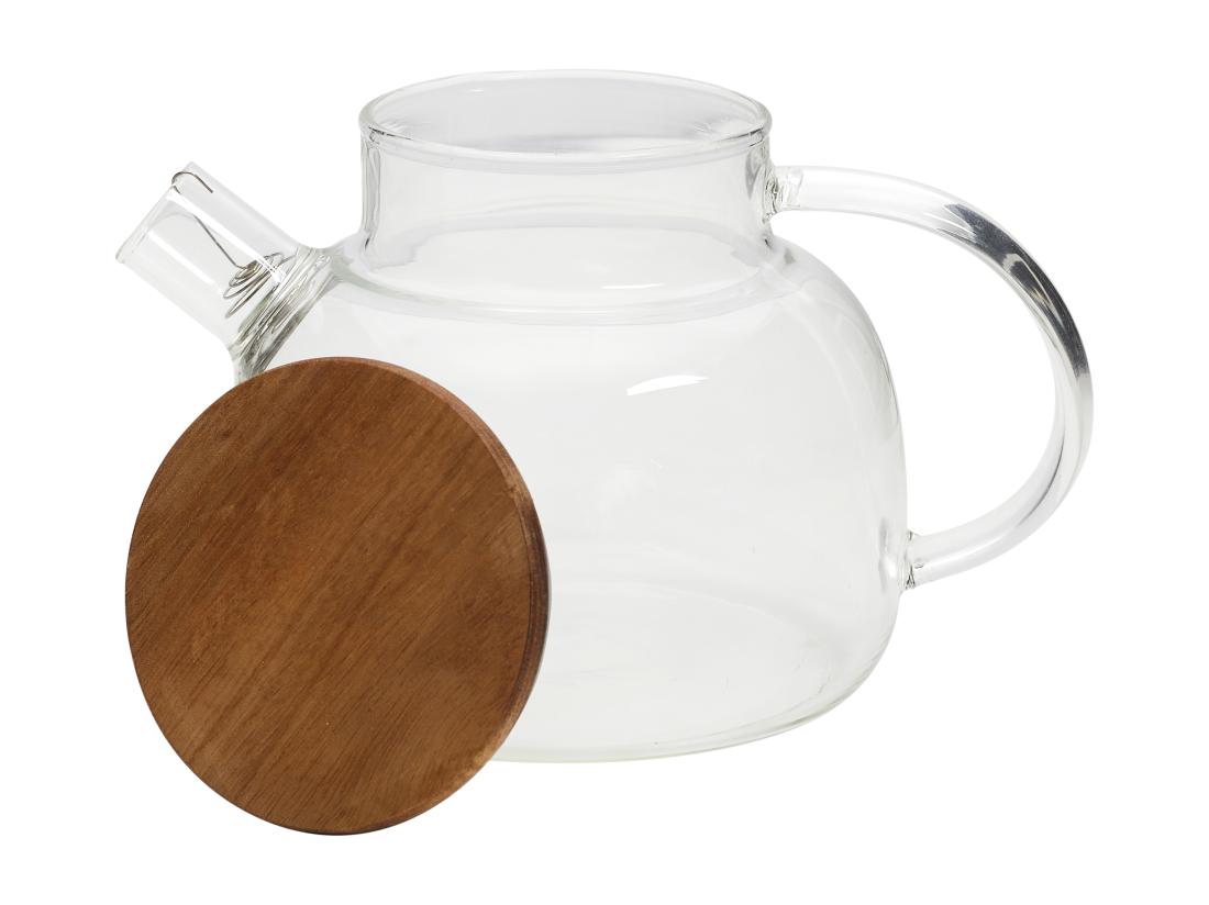 Vente Unique Theiere Verre Acacia 90cl In0/m12