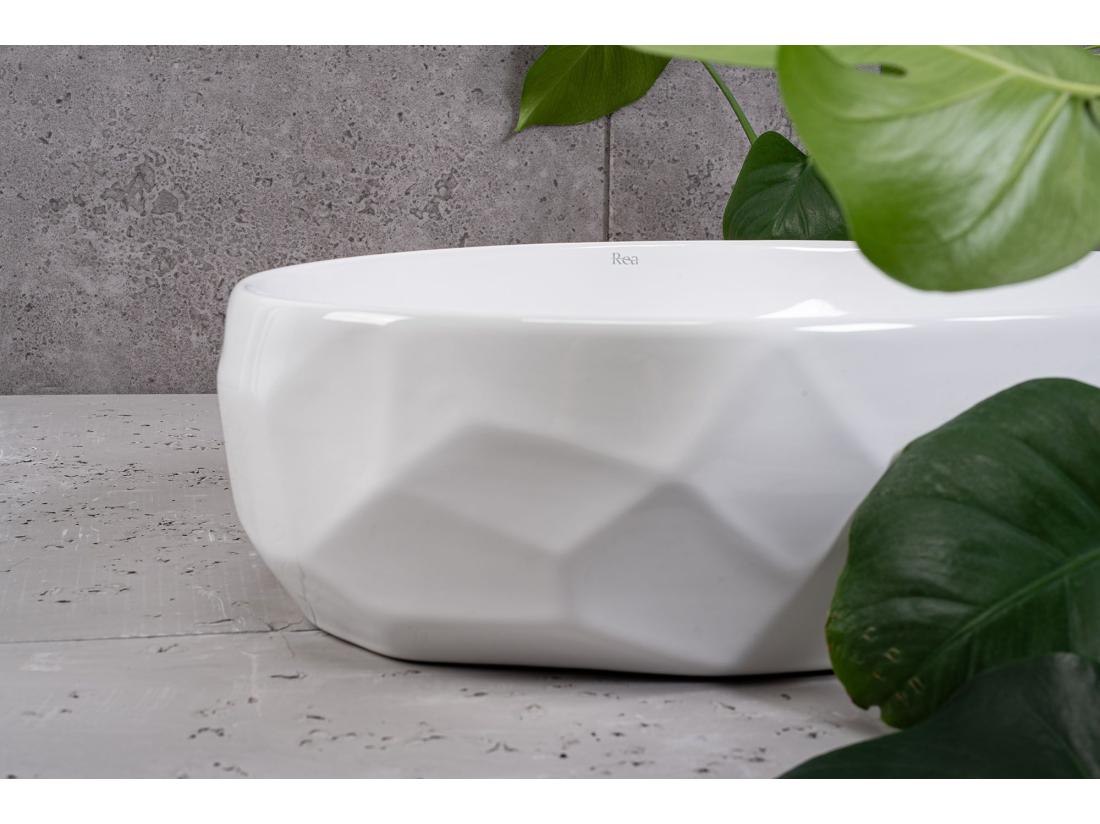 Vente Unique Vasque À Poser Rea Maya White