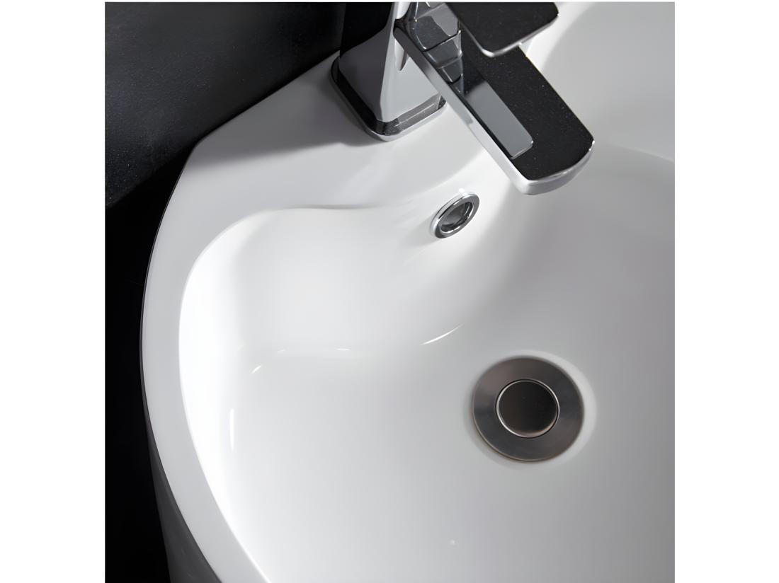 Vente Unique Vasque Sur Pied Cylindrique TOTAM