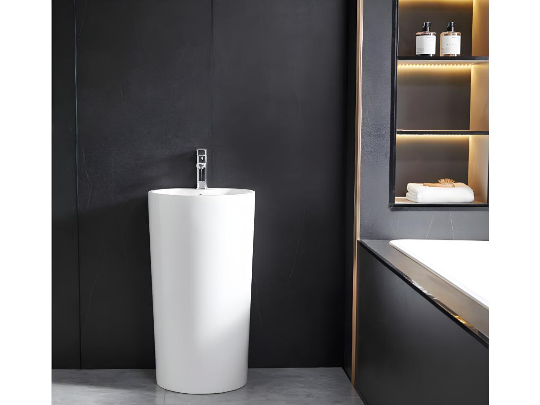 vente unique Vasque sur pied cylindrique TOTAM