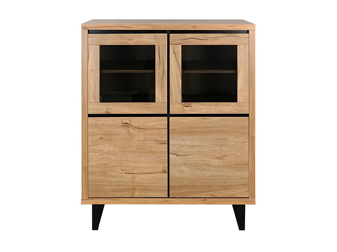 Vente Unique Vitrine Petit Modèle 2 + 2 Portes Sully