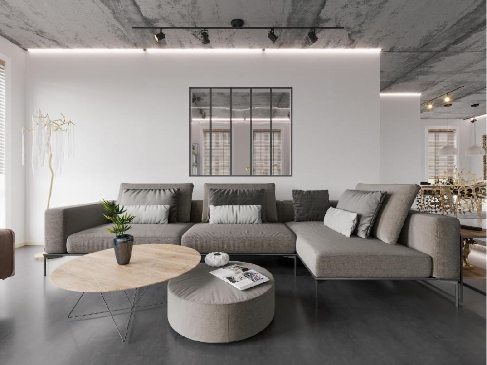 vente unique Verrière atelier en aluminium thermolaqué - 150x130 cm - Noir - BAYVIEW