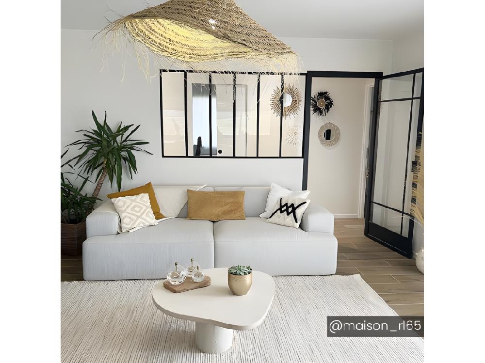 Vente Unique Verrière Atelier En Aluminium Thermolaqué - 180x105 Cm - Noir - BAYVIEW