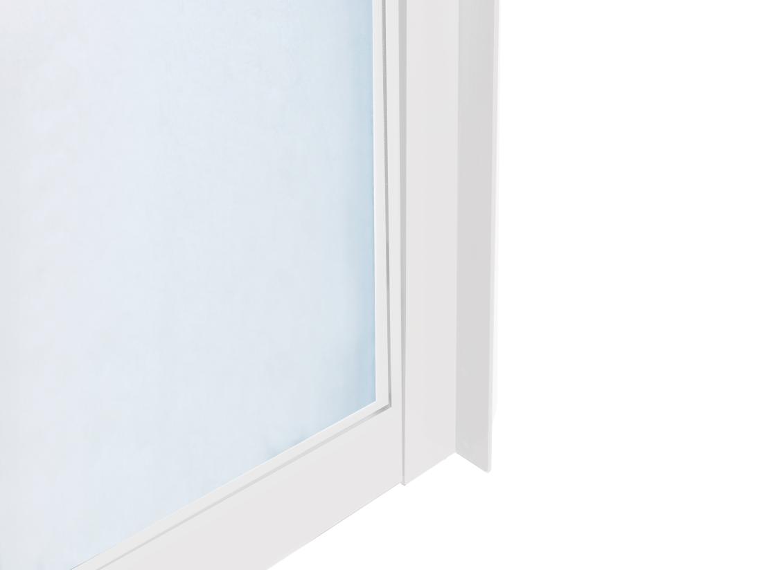 Vente Unique Verrière Atelier En Aluminium Thermolaqué - 210x105 Cm - Blanc - BAYVIEW