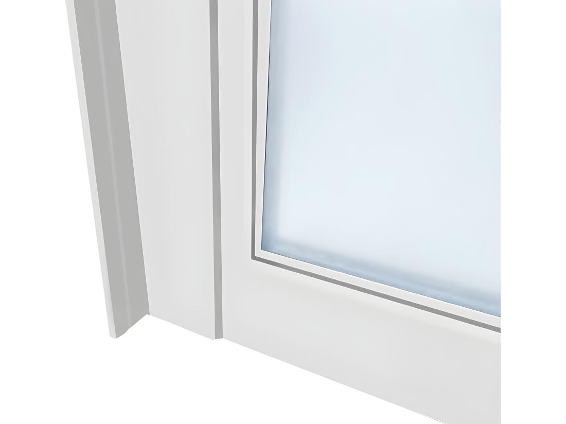 Vente Unique Verrière Atelier En Aluminium Thermolaqué - 60x105 Cm - Blanc - BAYVIEW