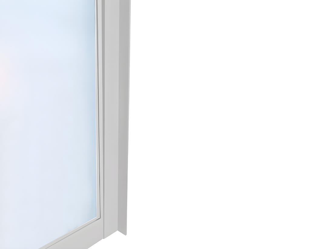 Vente Unique Verrière Atelier En Aluminium Thermolaqué - 60x105 Cm - Blanc - BAYVIEW