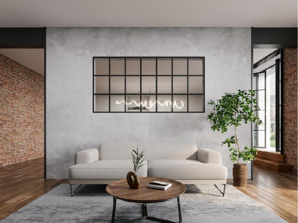 Vente Unique Verrière Style Orangerie En Aluminium Thermolaqué - 210 X 105 Cm - Noir - ORANSA