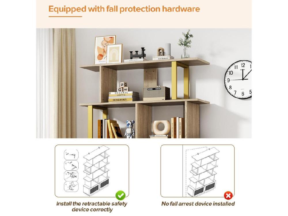 Vente Unique Vitrine - 2 Portes En Rotin + étagères Ouvertes - Naturel