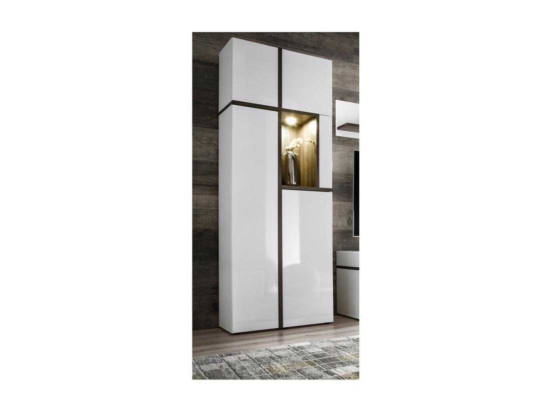 Vente Unique Vitrine Collection CRISS + LED. Meuble Déco Moderne Et Design Pour Votre Salon