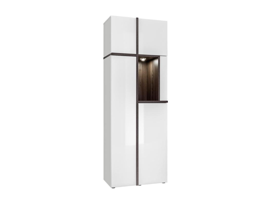 vente unique Vitrine collection CRISS + LED. Meuble déco moderne et design pour votre salon