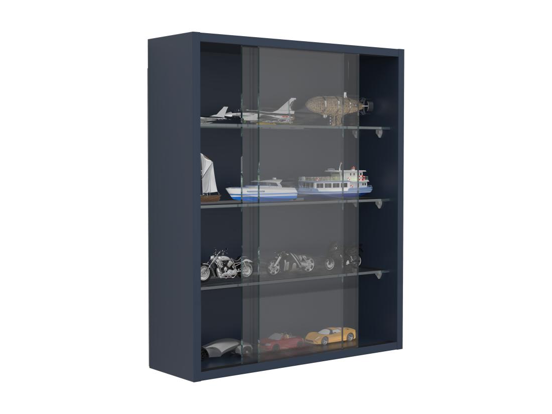 Vente Unique Vitrine Murale Suspendue En Verre Drivalo M