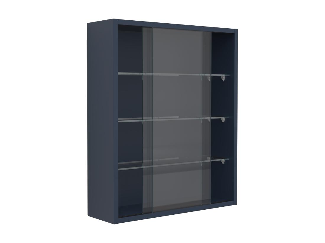 Vente Unique Vitrine Murale Suspendue En Verre Drivalo M