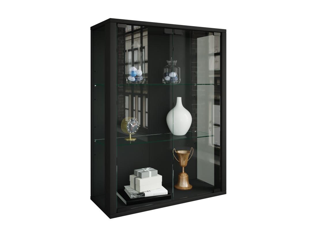 vente unique Vitrine murale Vitrine suspendue en verre Udina
