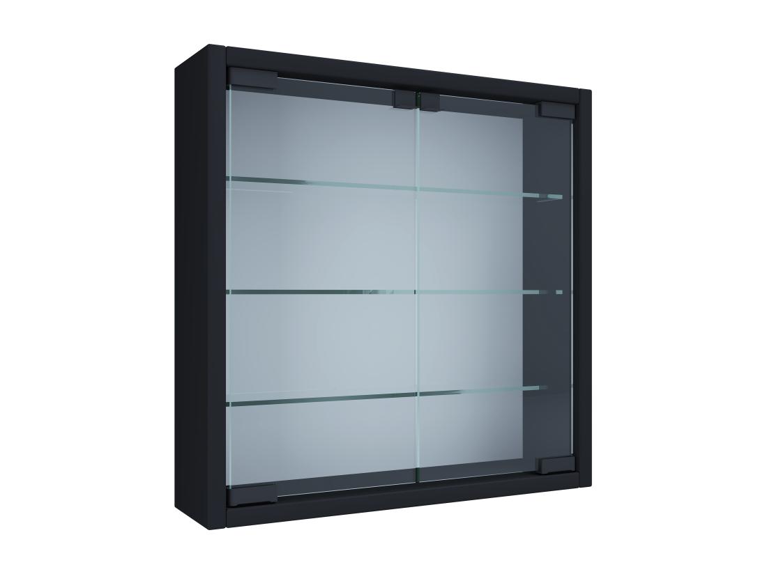 Vente Unique Vitrine Suspendue Vitrine Murale En Verre Mandosa S