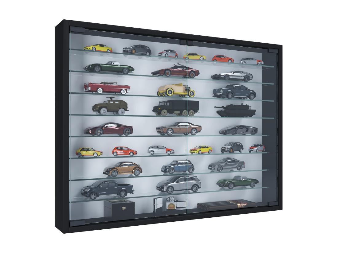 vente unique Vitrine suspendue Vitrine murale Mandosa XXL