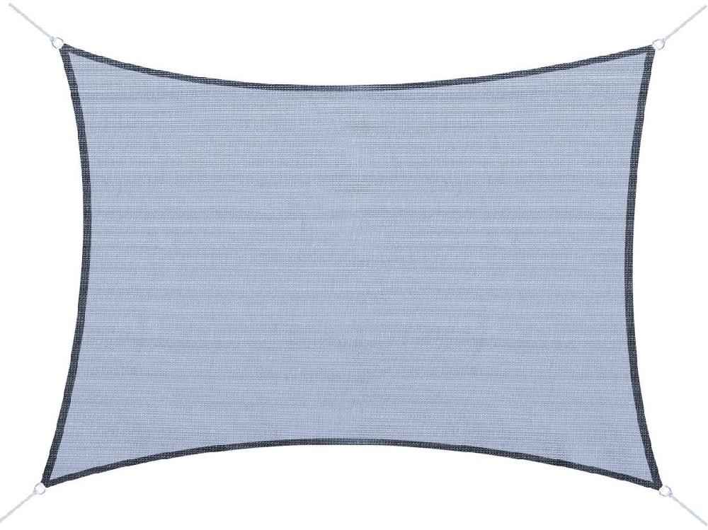 vente unique Voile d'ombrage rectangulaire anti-UV HDPE 4L x 3l m gris