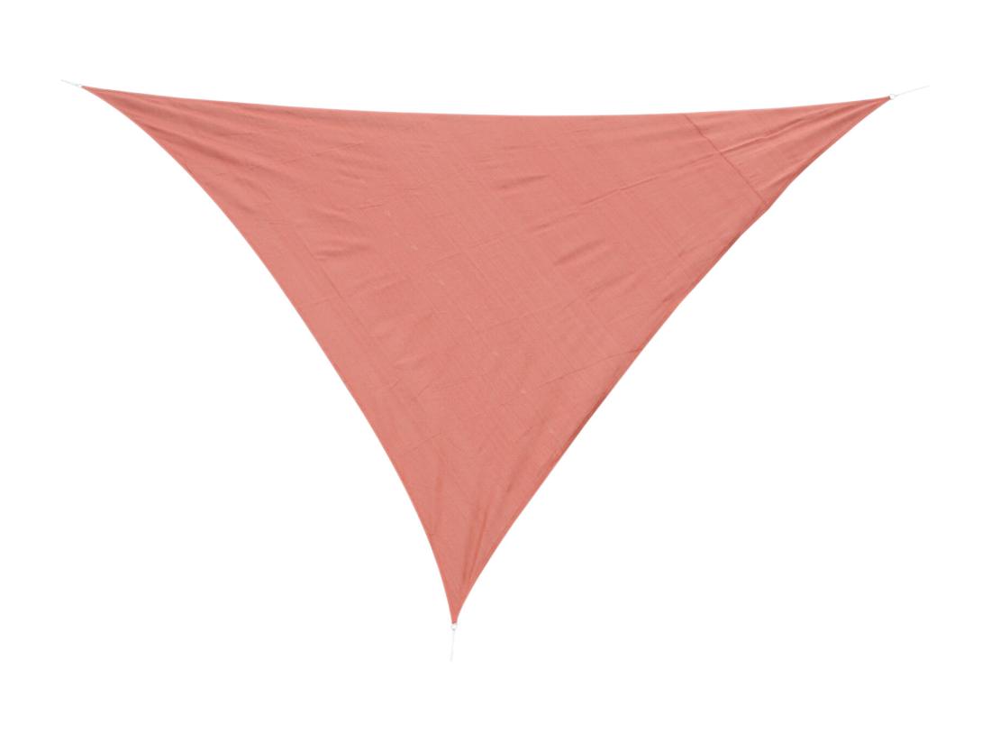 Vente Unique Voile D'ombrage Triangulaire Grande Taille 3 X 3 X 3 M Polyéthylène Haute Densité Résistant Aux UV Rouge