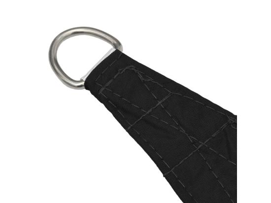 Vente Unique Voile Toile D'ombrage Parasol Tissu Noire 450 X 350 X 350 Cm 02_0009645