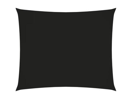 vente unique Voile toile d'ombrage parasol tissu noire 450 x 350 x 350 cm 02_0009645