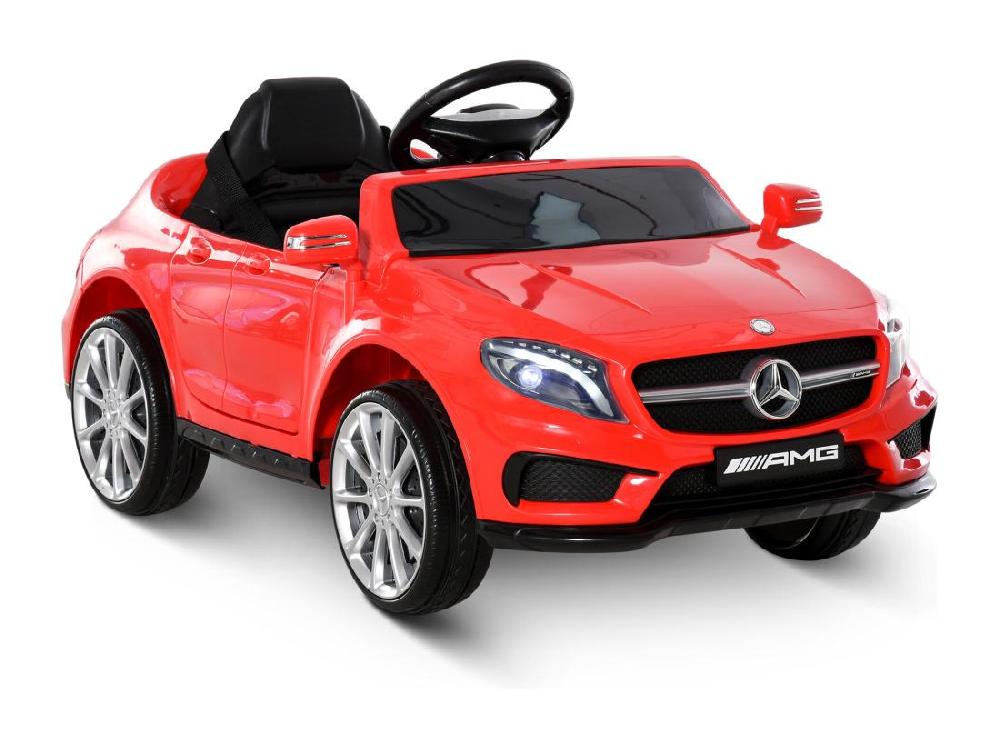 Vente Unique Voiture Véhicule électrique Enfant 6 V 7 Km/h Max. Télécommande Effets Sonores + Lumineux Mercedes GLA AMG Rouge