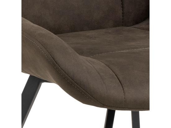 Vente Unique Waylor Chaise De Salle à Manger Anthracite