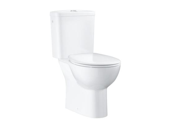 Vente Unique WC à Poser Sans Bride GROHE Bau Ceramic Quickfix Avec Abattant Frein De Chute Declipsable