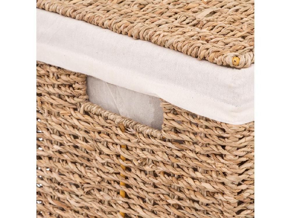 Vente Unique WELL HOME - Panier Conteneur Pour Vêtements Ou Linge Format Rectangulaire 40L